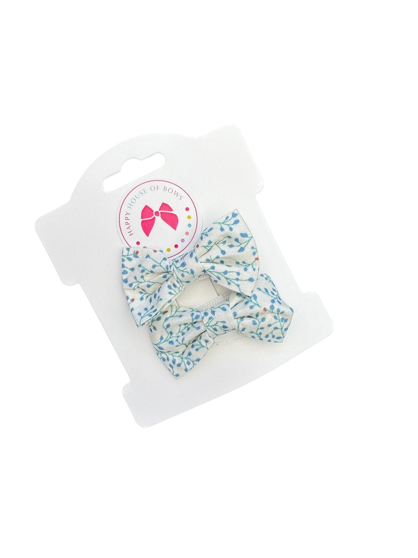 Mini Blue Baby Hair Clips for Babies, Toddlers, and Little Girls