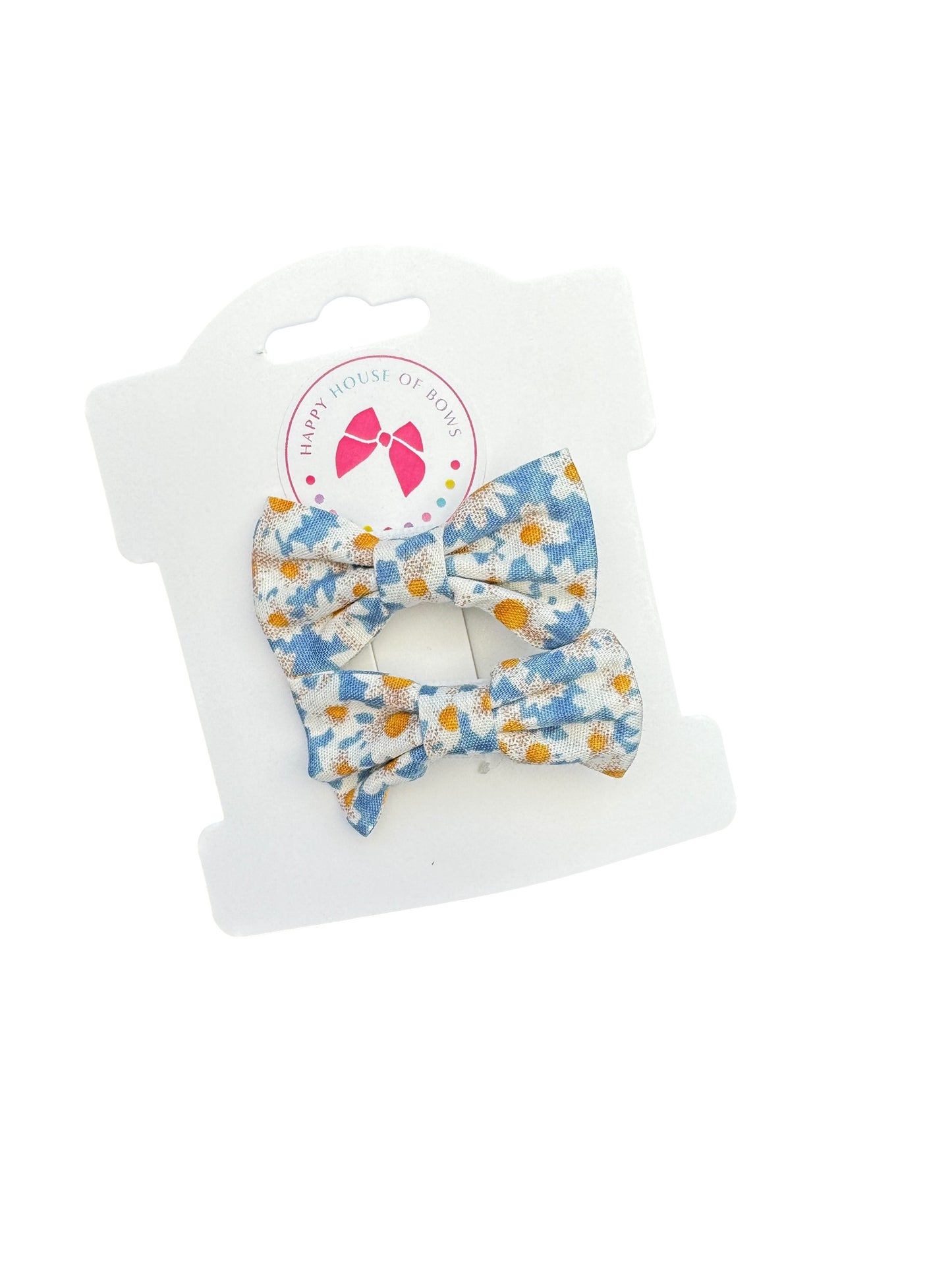 Mini Blue Baby Hair Clips for Babies, Toddlers, and Little Girls