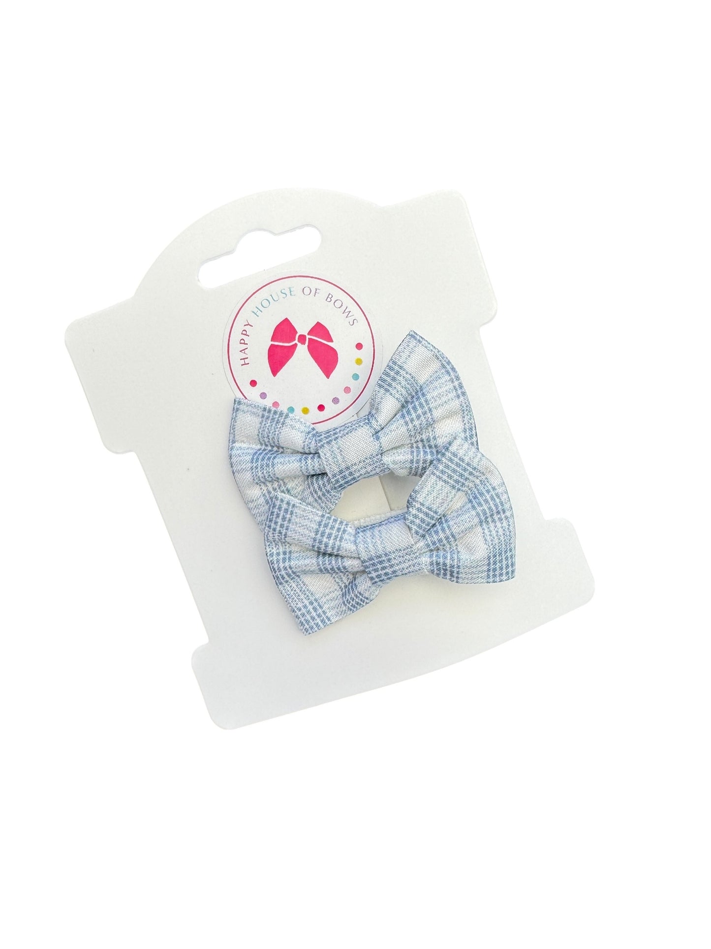 Mini Blue Baby Hair Clips for Babies, Toddlers, and Little Girls