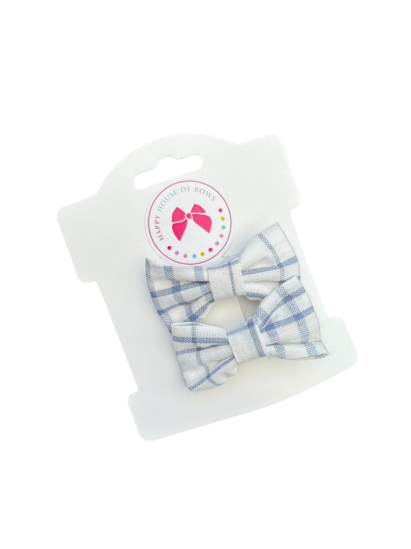 Mini Blue Baby Hair Clips for Babies, Toddlers, and Little Girls