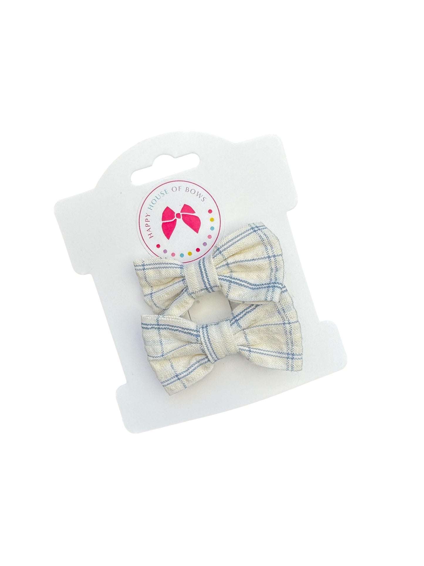Mini Blue Baby Hair Clips for Babies, Toddlers, and Little Girls