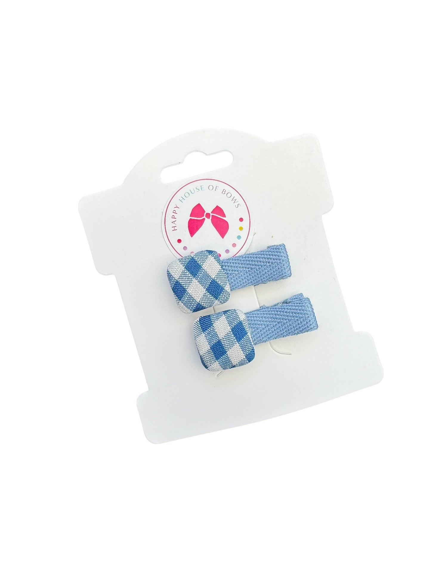 Mini Blue Baby Hair Clips for Babies, Toddlers, and Little Girls