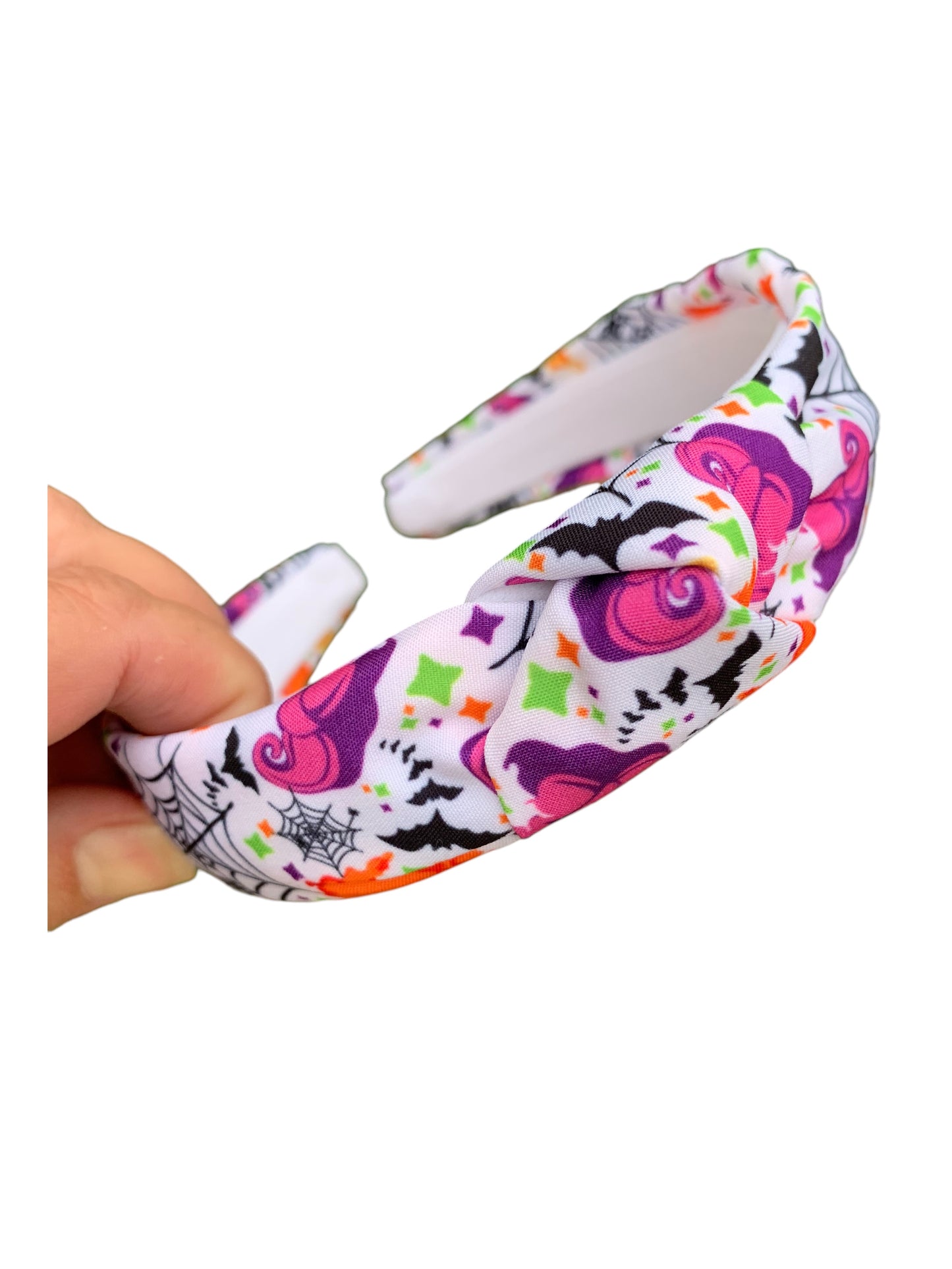 Hocus Pocus Knotted Headband – Halloween Witch Hair Accessory, Magic-Inspired Headband for Adults & Kids