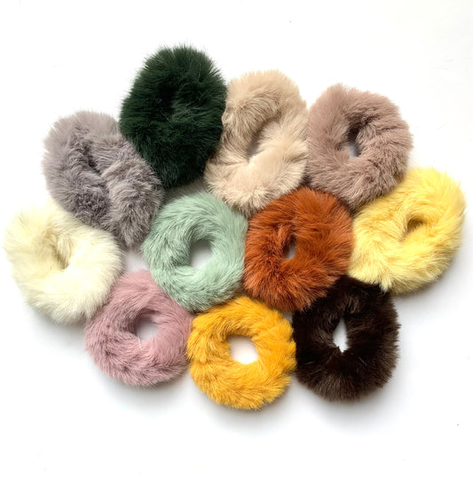 *Fuzzy Bunny Scrunchies