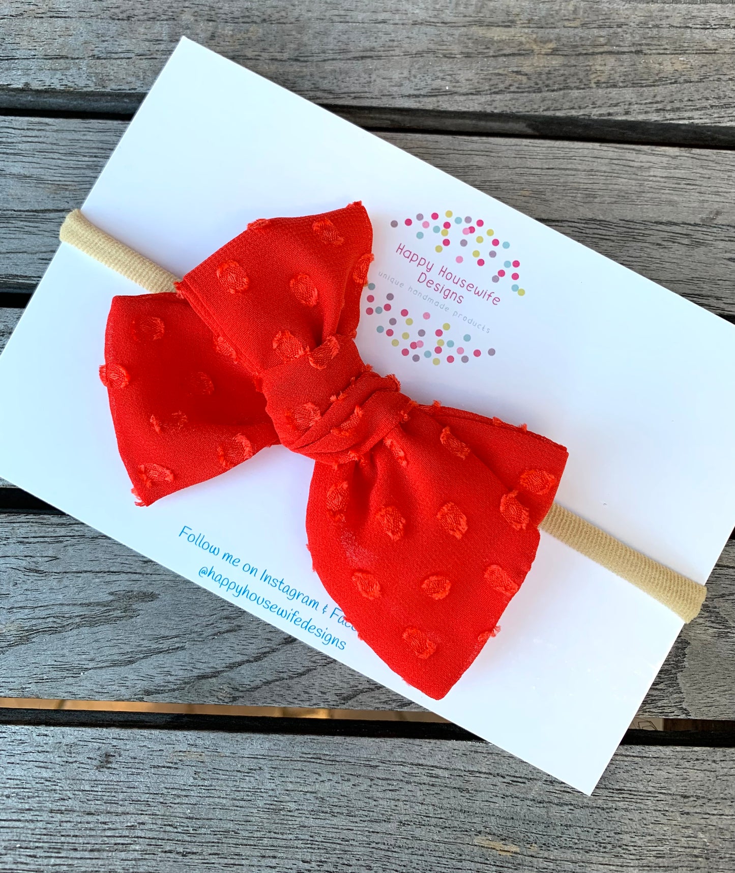 Holiday Dot Hair Bows