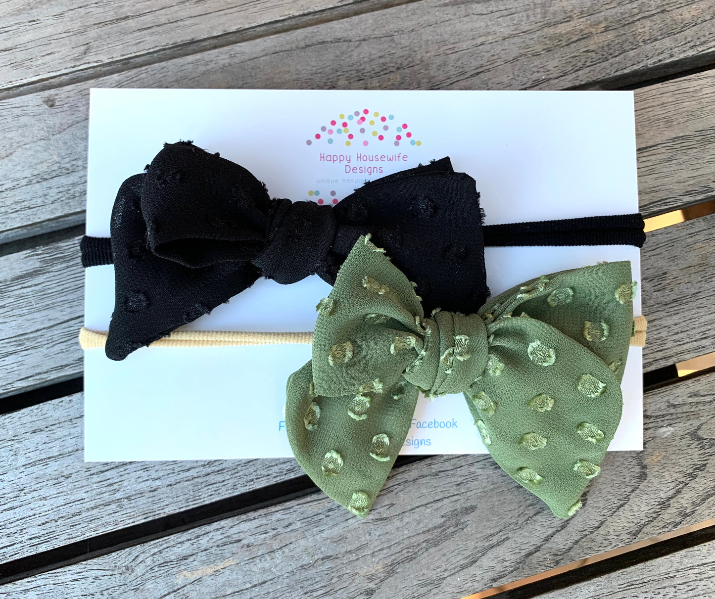 Holiday Dot Hair Bows