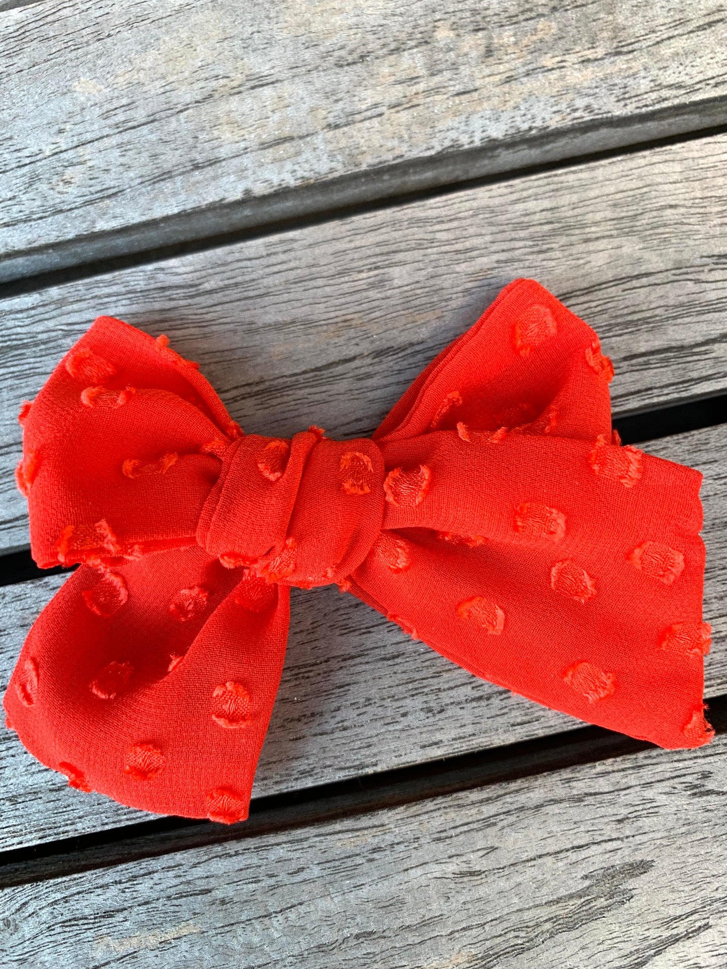 Holiday Dot Hair Bows