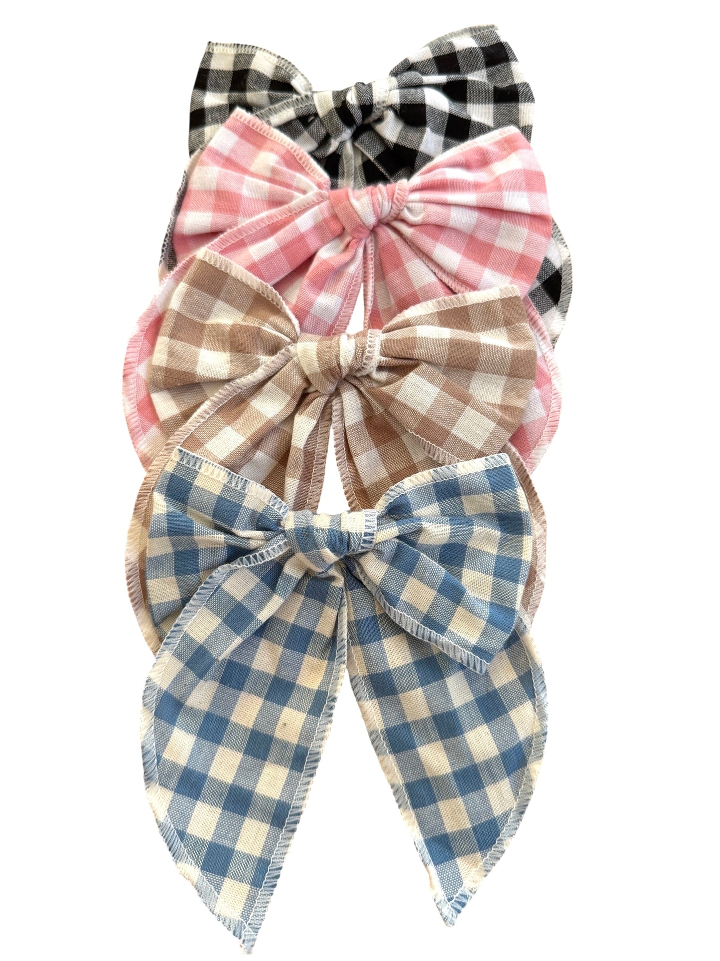 Gingham Hair Bows | Everyday Bows for Kids & Toddlers