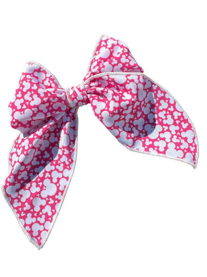 *Hot Pink Mouse Hair Bow