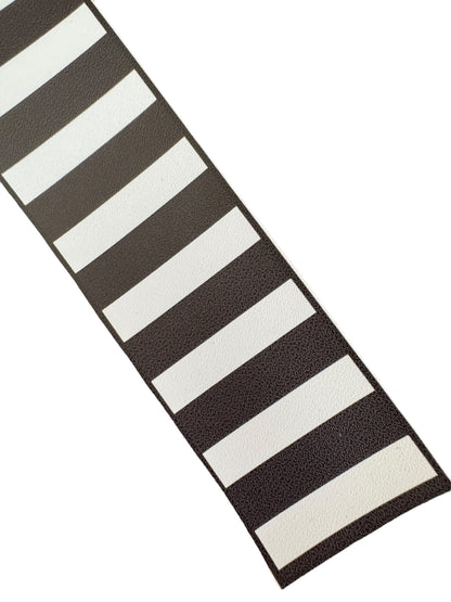 skeleton and striped hair bow