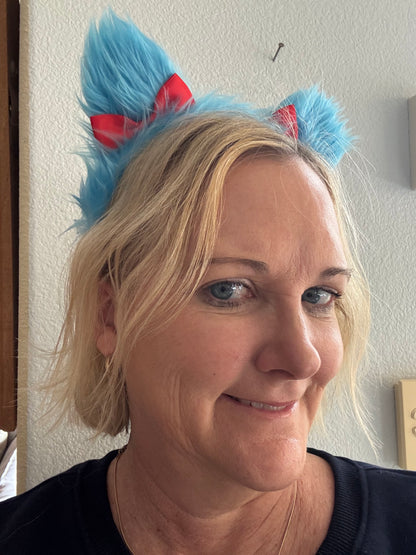 Blue Thing Fuzzy Headband