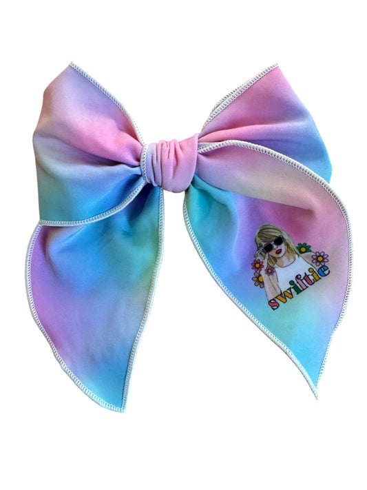 Swiftie Tie Dyed Hair Bows & Headbands – Concert & Everyday Fan Accessories