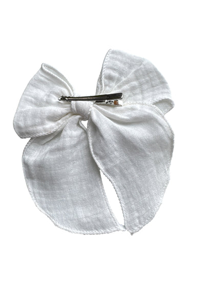 Spring Muslin Hair Bows for Girls | Alligator Clip Bows