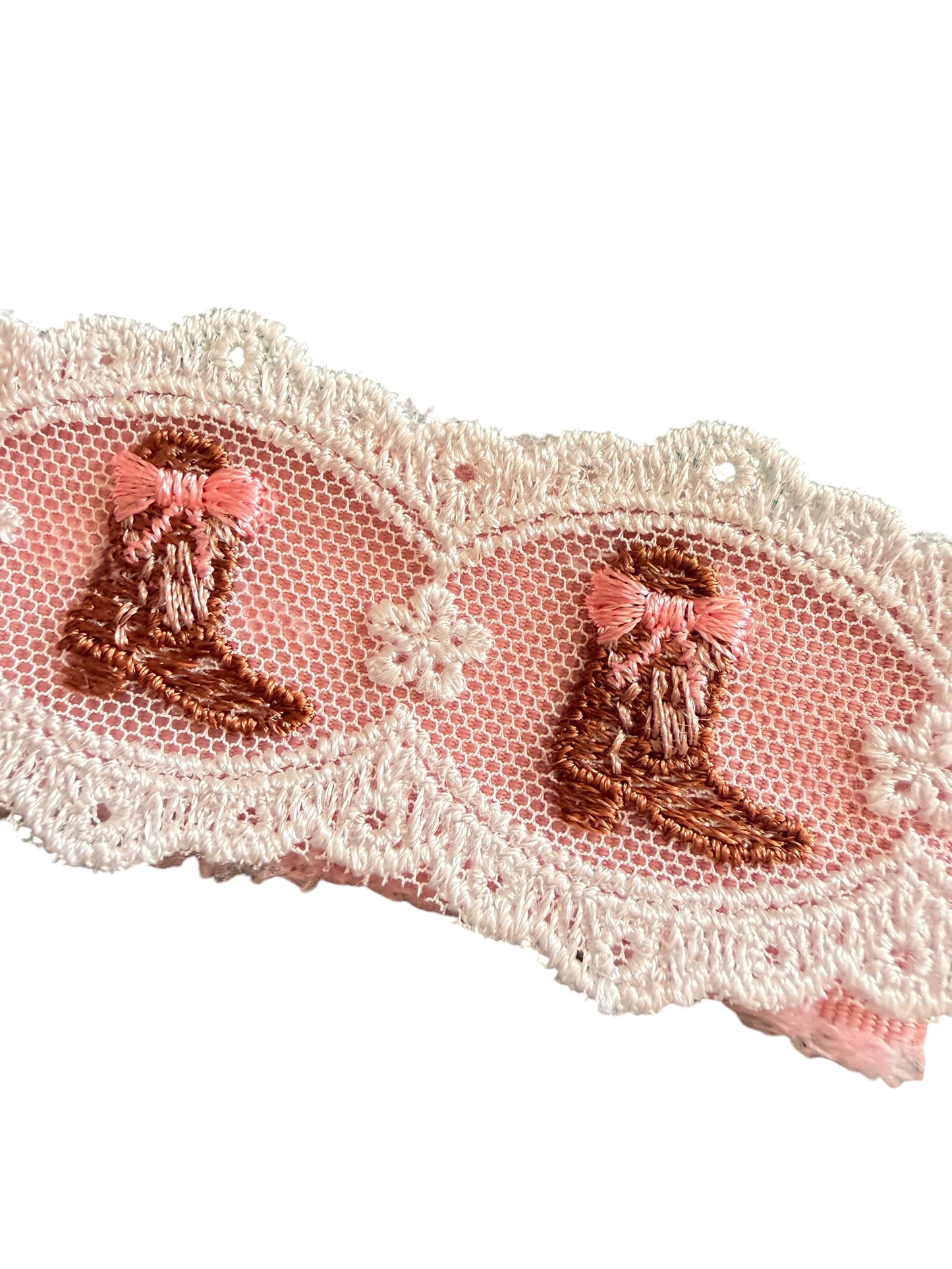 Pink Cowboy Boot Long Tail Lace Boutique Hair Bow for Girls