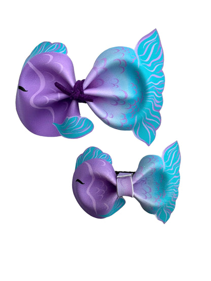 Ombre Fish Hair Bows