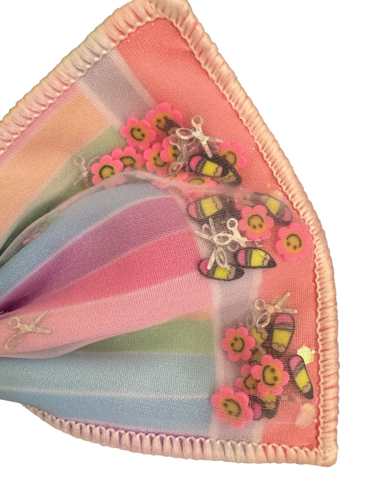 Pastel Pencil Shaker Hair Bows for Girls