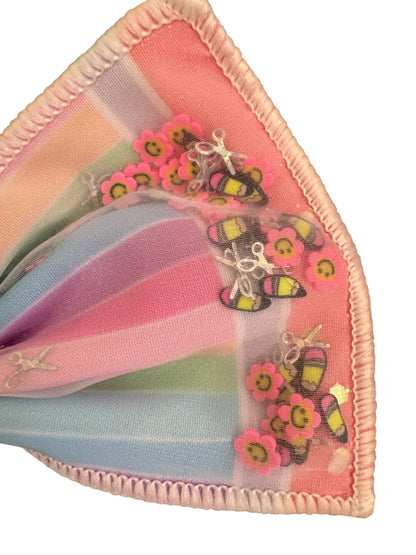 Pastel Pencil Shaker Hair Bows for Girls