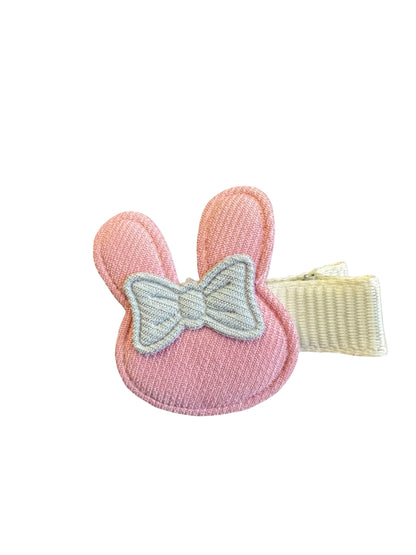 Mini Bunny Hair Clips for Babies - Toddler Easter Hair Clips Set
