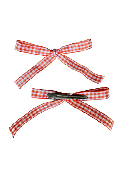 Gingham Mini Hair Bows & Headbands for Kids – Everyday Bow in 10 Colors