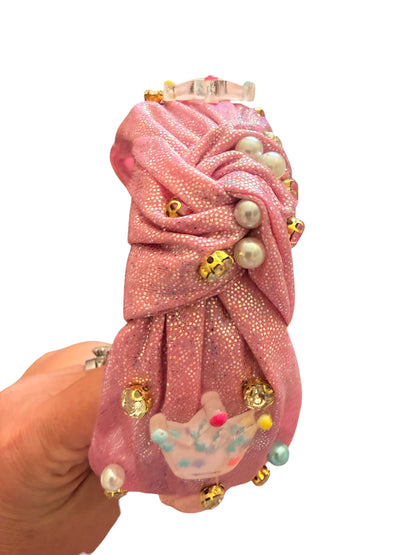 Mermaid Rhinestone Headband – Seashell Embellished Hair Accessory