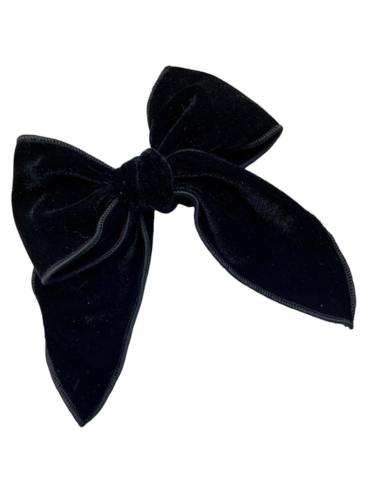 *Black Velvet Hair Bows