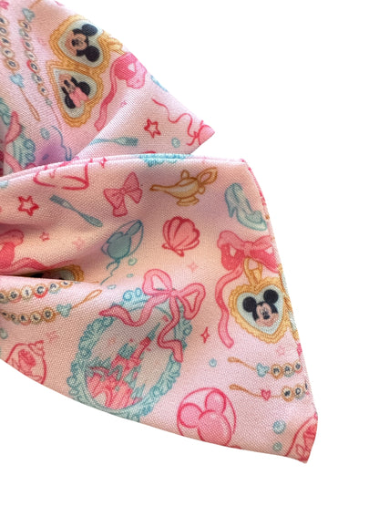 Pink Magical World Hair Bows for Girls