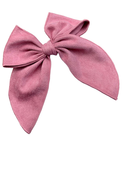 Suede Hair Bows