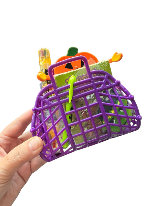 Halloween Boo Basket for Girls - Hair Accessory Set with Hair Gel Glitter