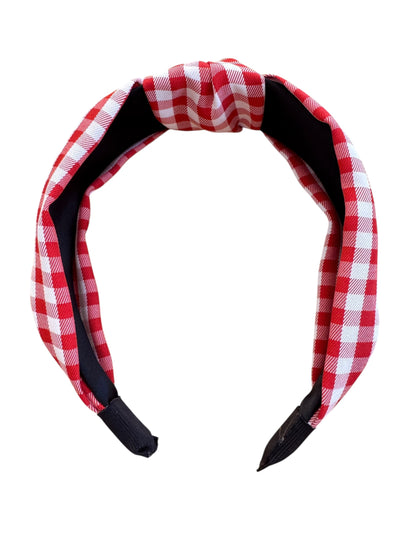Gingham Headbands| Knotted Headband for Kids & Adults