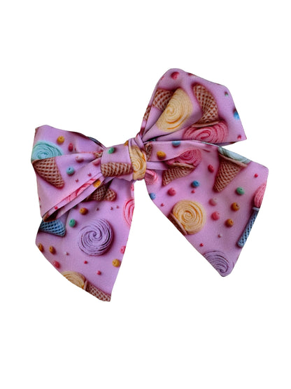 Ice Cream Shop Hair Bows