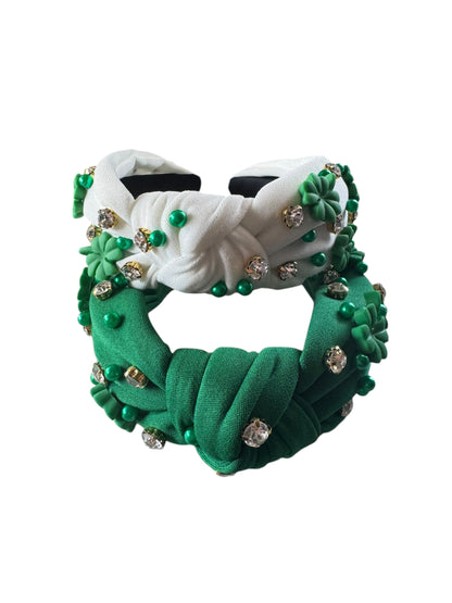 *Rhinestone Shamrock Headband