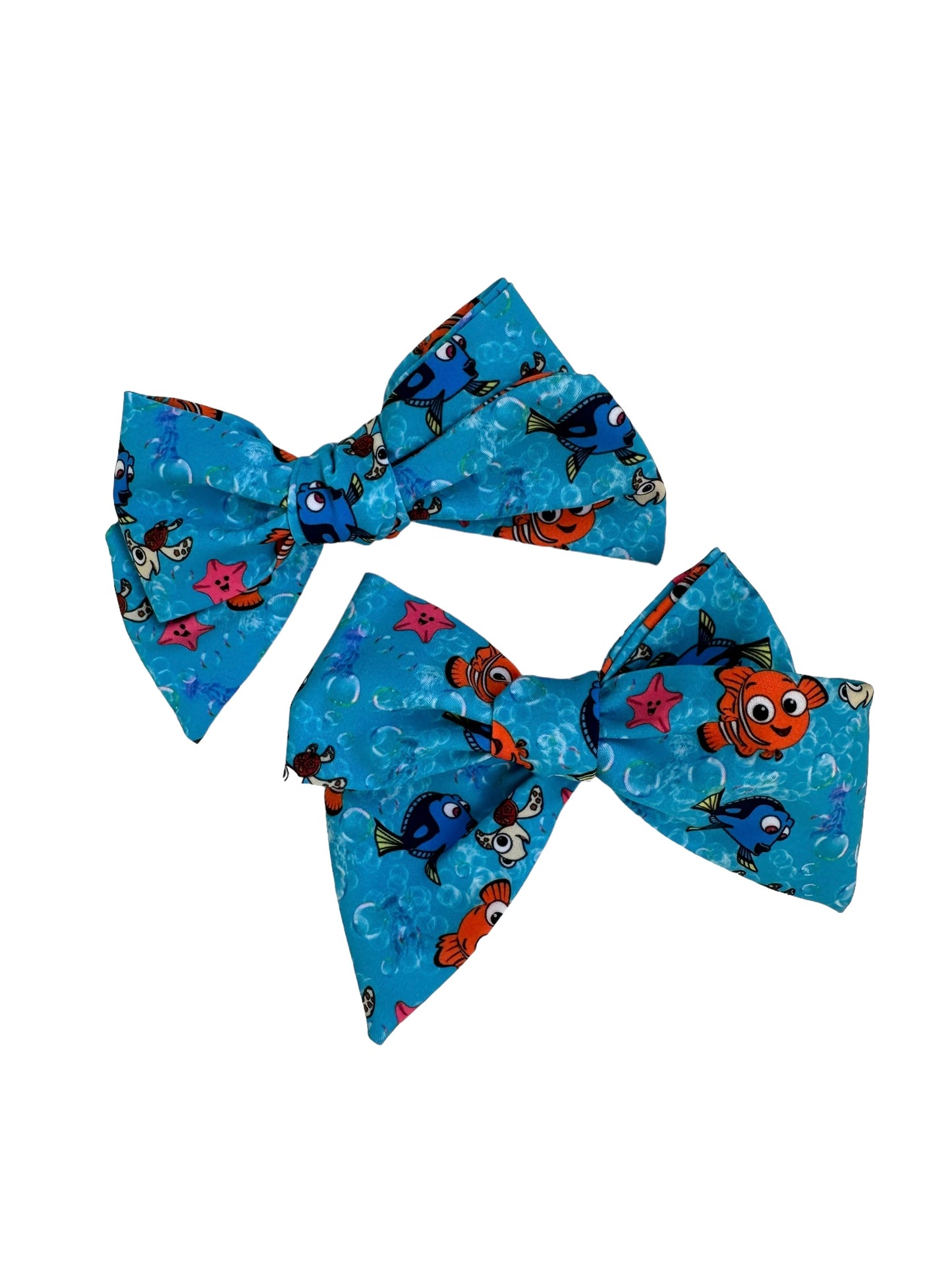 *Orange Fish Hair Bow