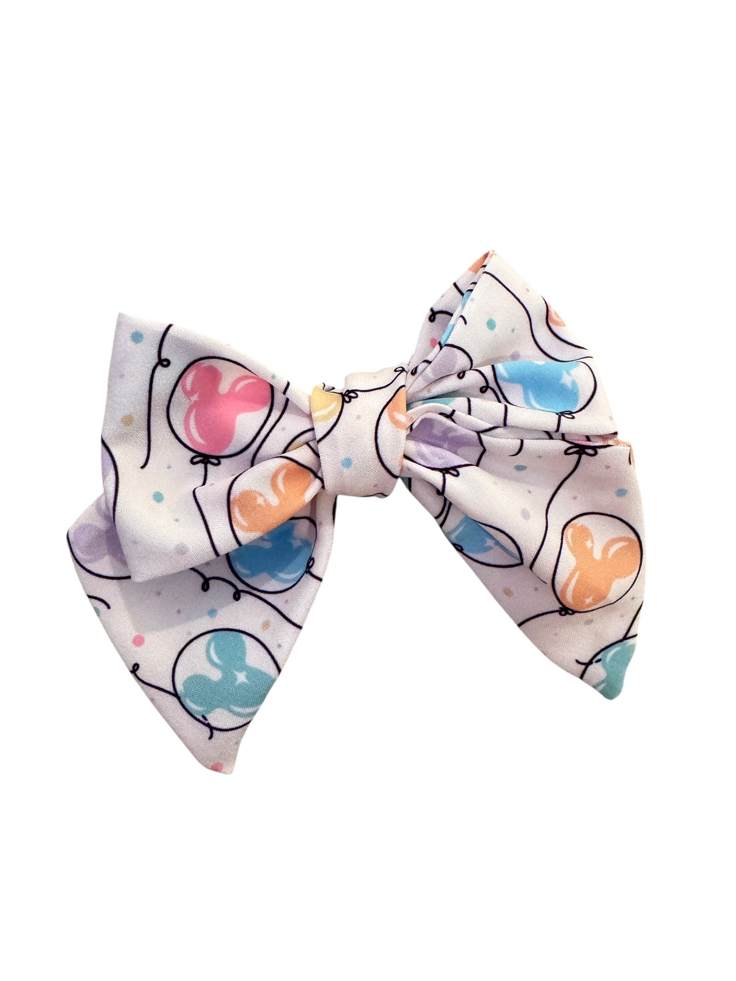 Mouse Balloons Hair Bows for Girls