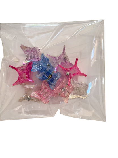 Mini Butterfly Claw Clips for Girls | Non-Slip Hair Clips Set