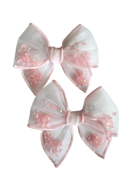 *Glitter Shaker Hair Bows