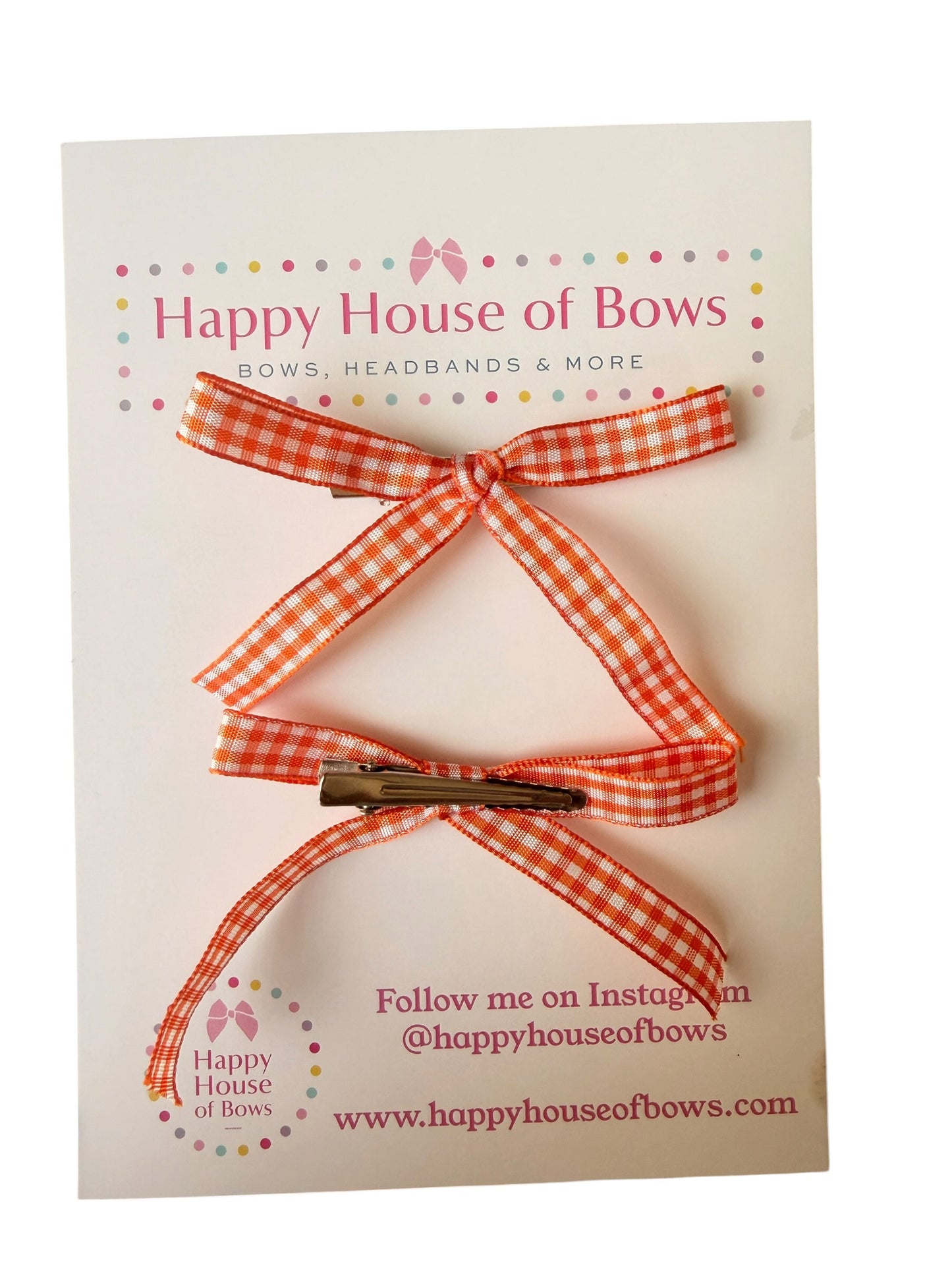 Gingham Mini Hair Bows & Headbands for Kids – Everyday Bow in 10 Colors