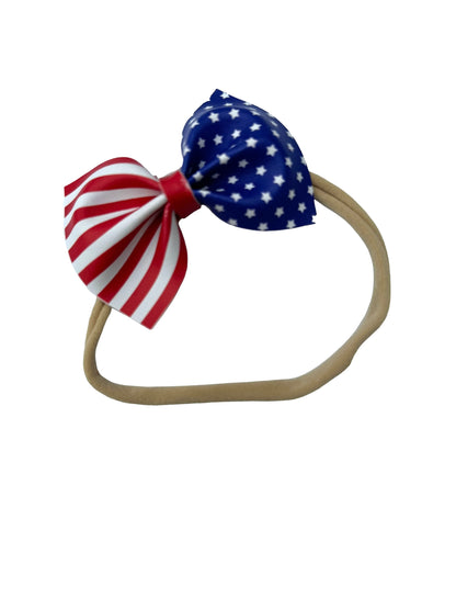 Stars and Stripes Faux Leather Bows