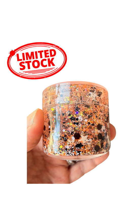 Glow in the Dark Halloween Glitter Hair & Body Gel