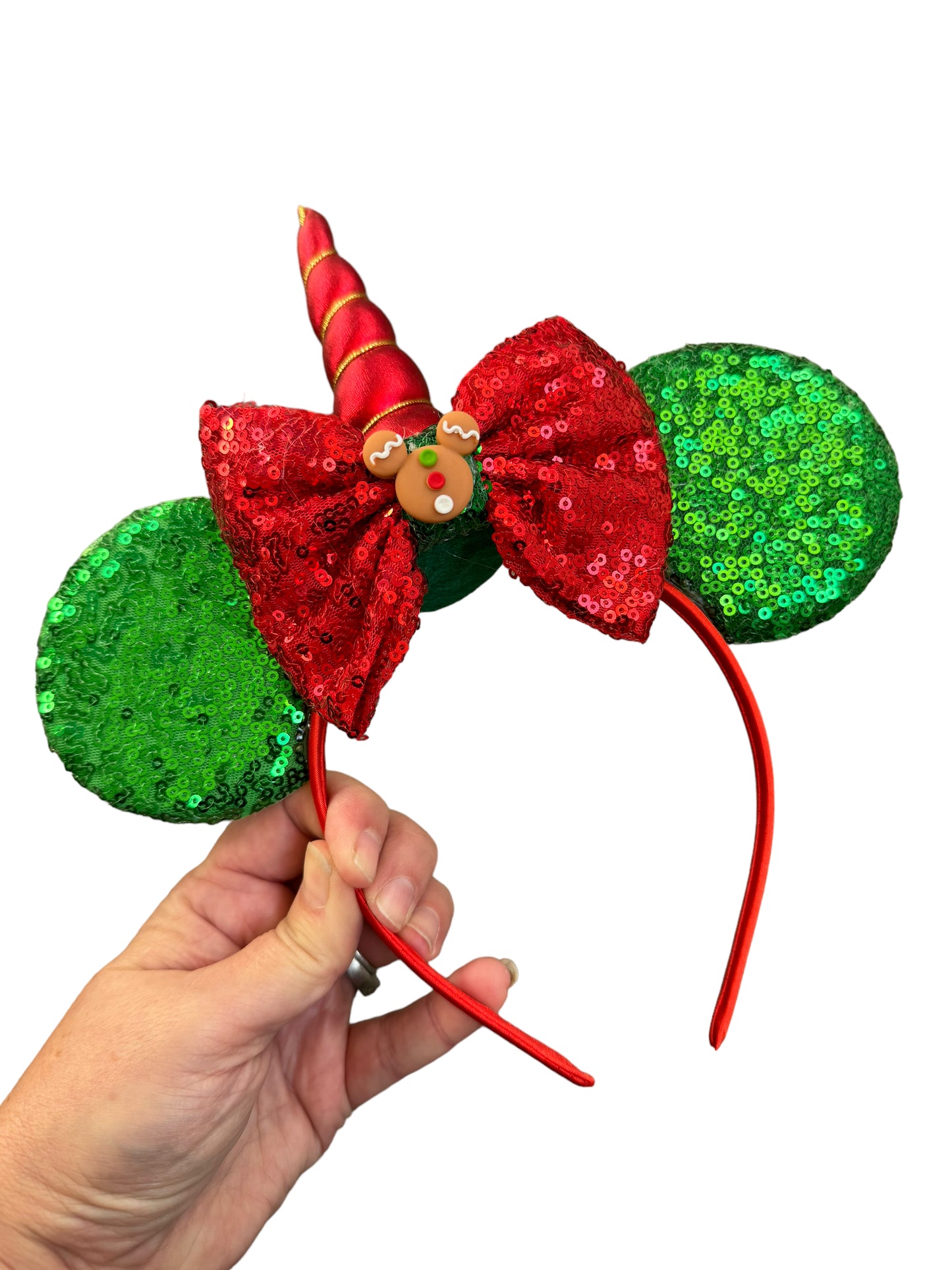 *Gingerbread Mouse Ear Headband