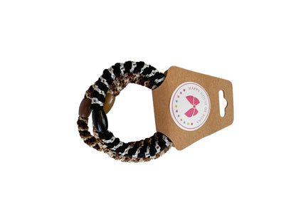 Braided Hair Ties for Girls & Women – No-Crease Elastic Ponytail Holders (Set of 3)