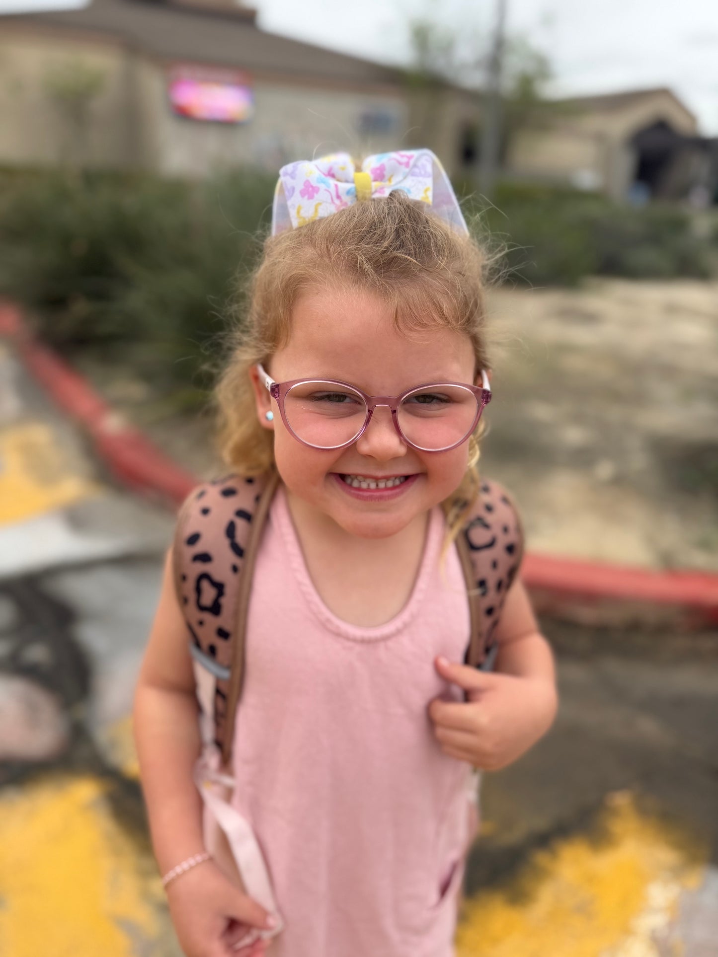 Long Tail Bubble Hair Bows | Neoprene Bow Clips for Girls | Fun Printed Bows