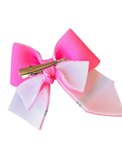 Crayon Bubble Hair Bows for Girls & Teachers – Back to School Alligator Clip Bows