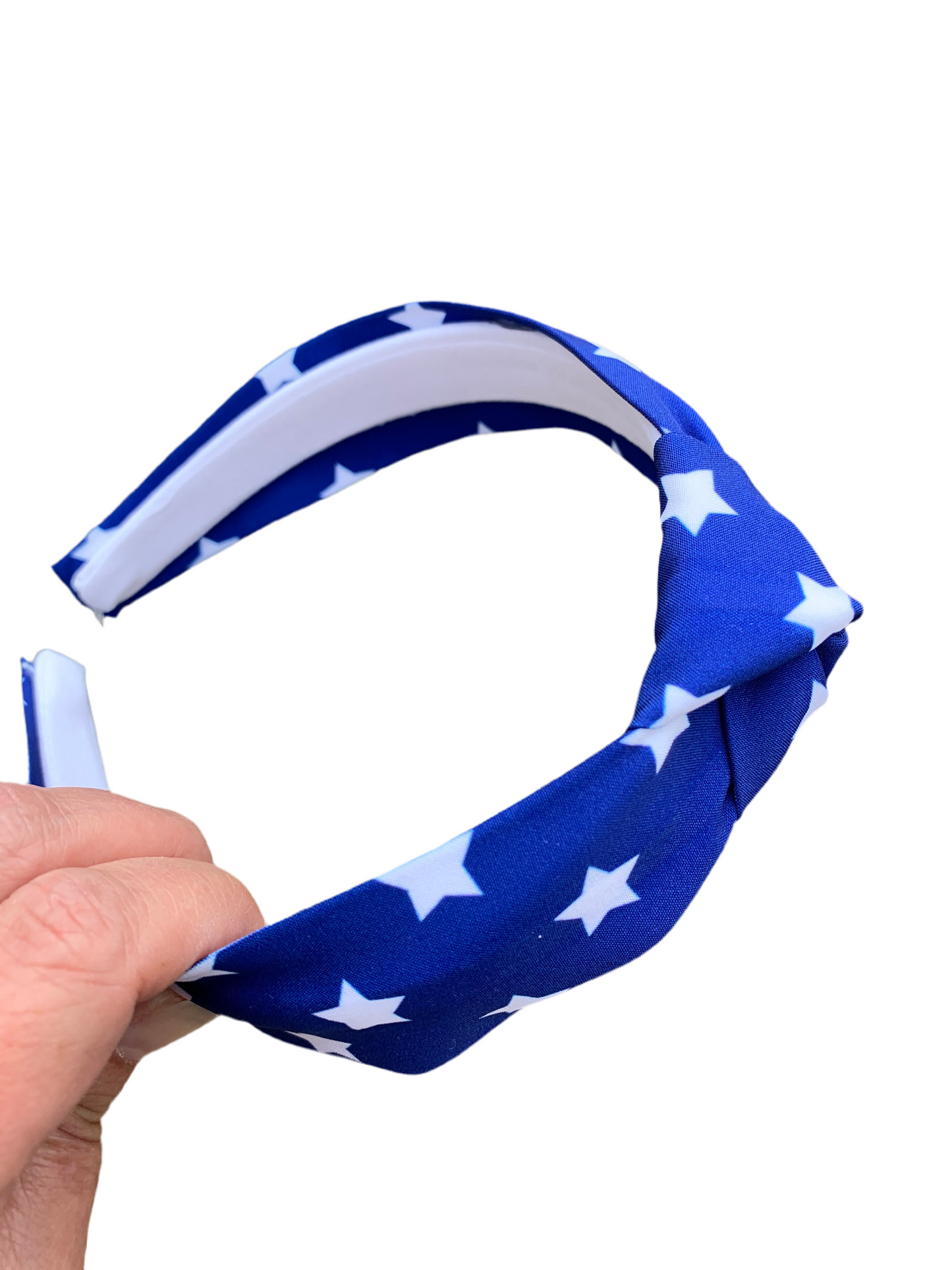 Blue and White Stars Headband