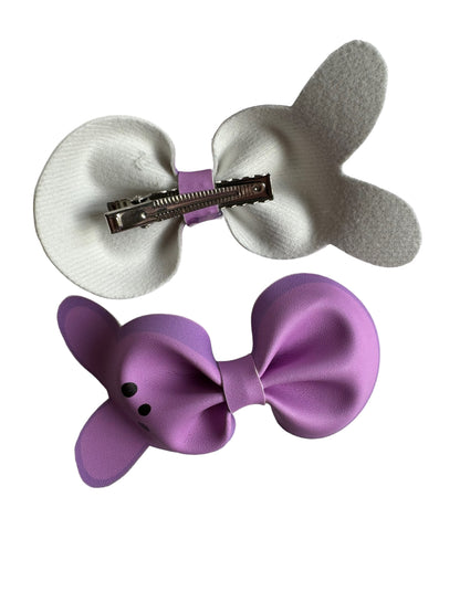 *Peeps Faux Leather Bow Collection