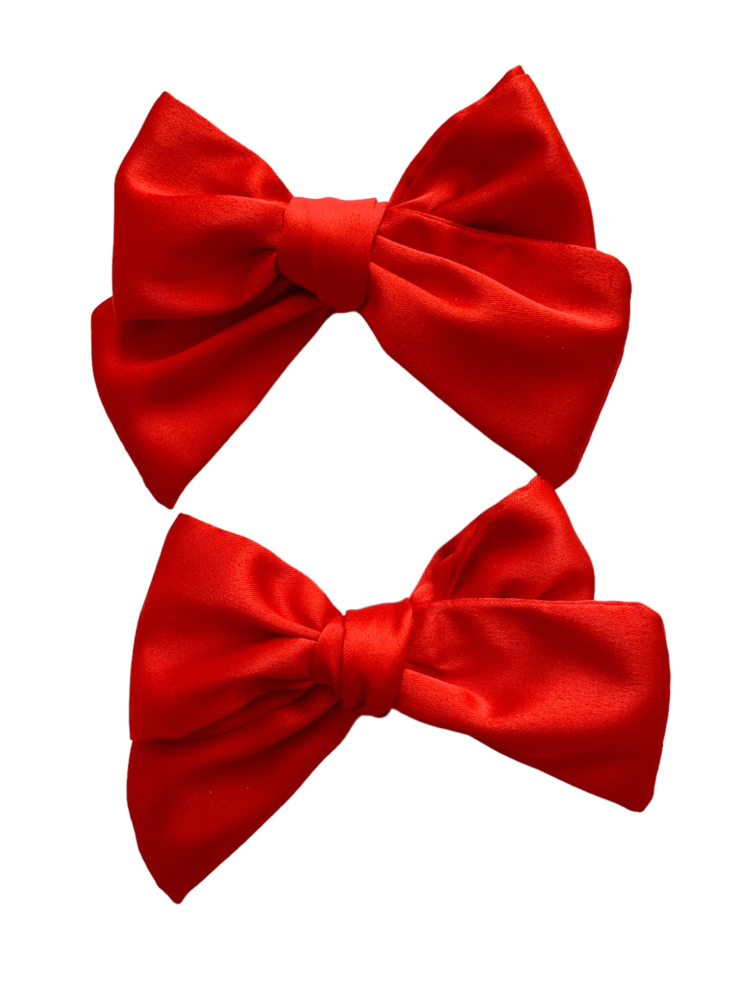 Holiday Satin Hair Bows