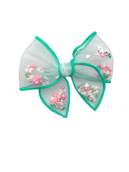 Seashell Shaker Hair Bows