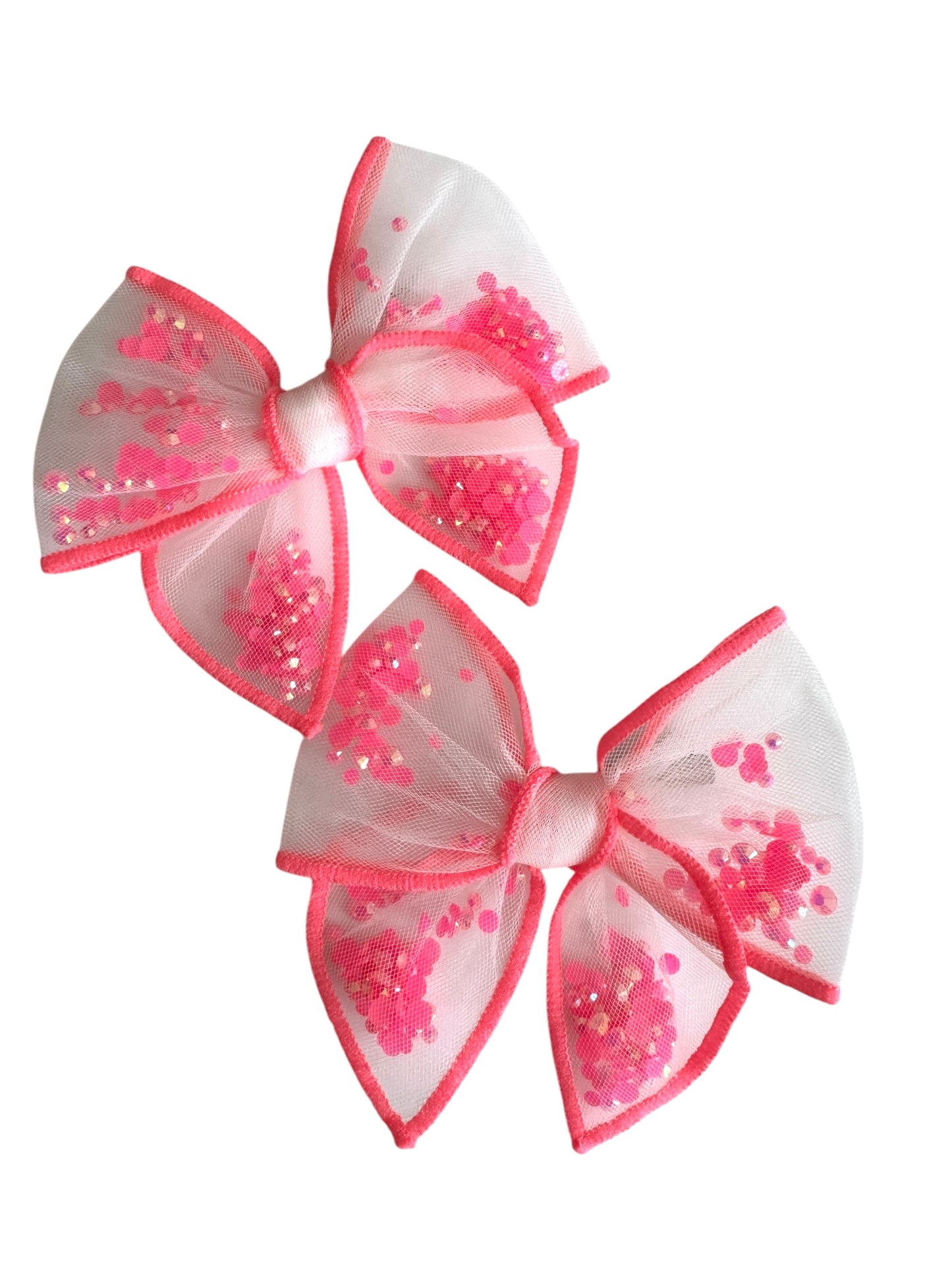 *Glitter Shaker Hair Bows