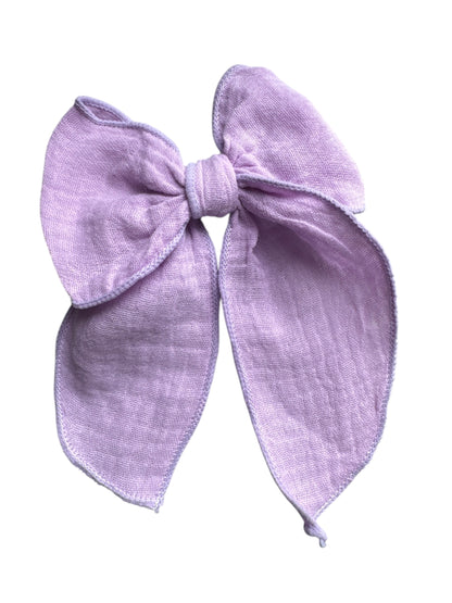 Spring Muslin Hair Bows for Girls | Alligator Clip Bows