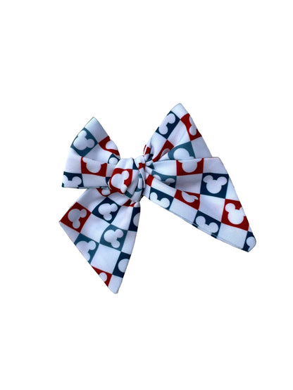 Patriotic Mouse Hair Bows