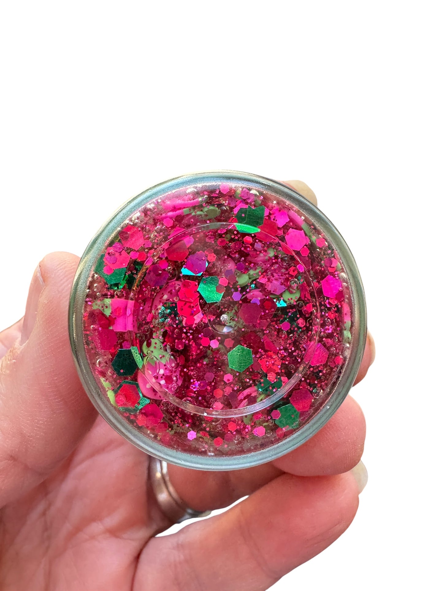Hot Pink Strawberry Glitter Hair & Body Gel | Sparkle Glitter Gel for Kids & Teens